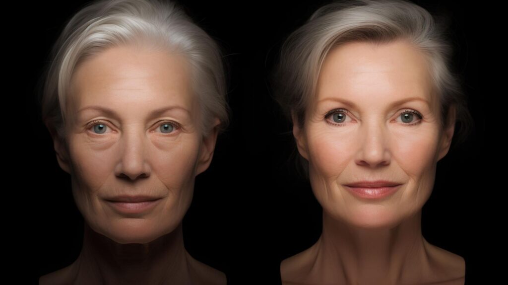  Eclipse MicroPen for non-surgical facelift and collagen stimulation on the jawline.